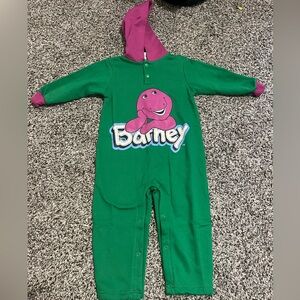 Barney Green and Purple Onesie